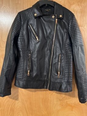 Womens Faux Leather Jacket